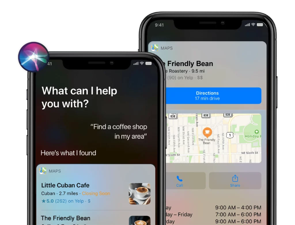 Voice search devices including Amazon Echo, Google Home, and smartphones